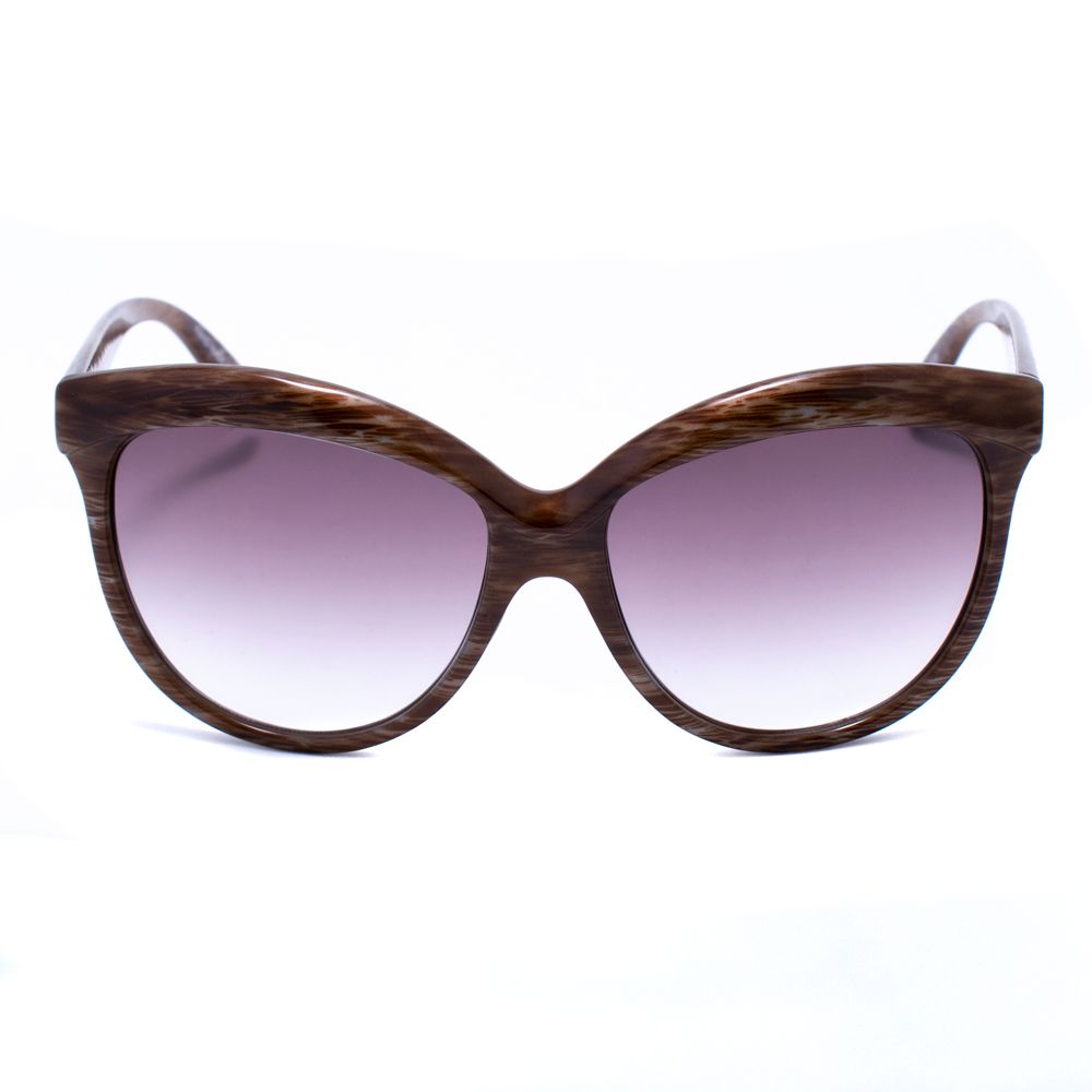 Lunettes de soleil en acétate marron Italia Independent