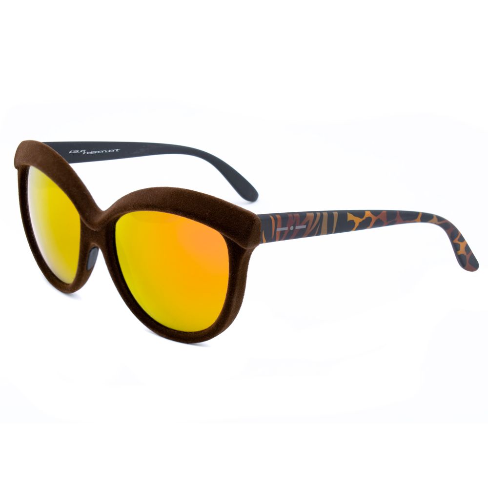 Lunettes de soleil en acétate marron Italia Independent