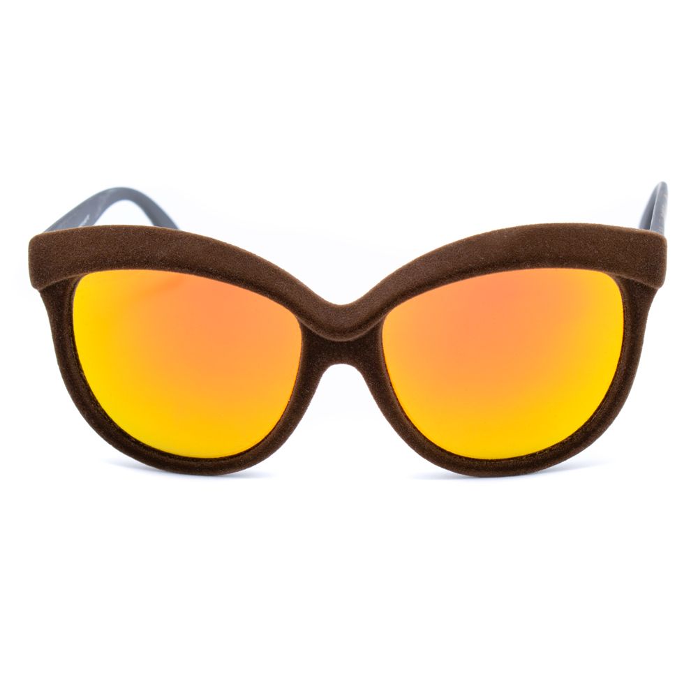 Lunettes de soleil en acétate marron Italia Independent