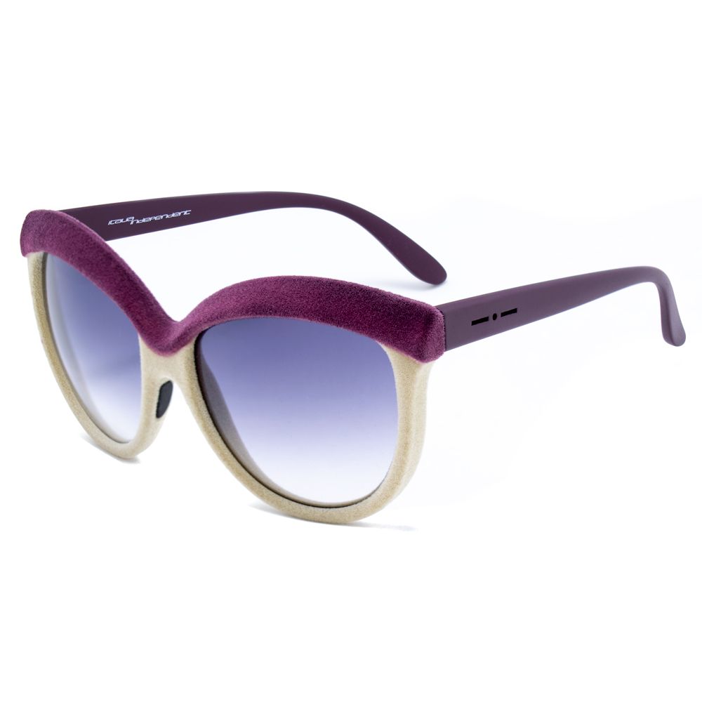 Lunettes de soleil en acétate violet Italia Independent