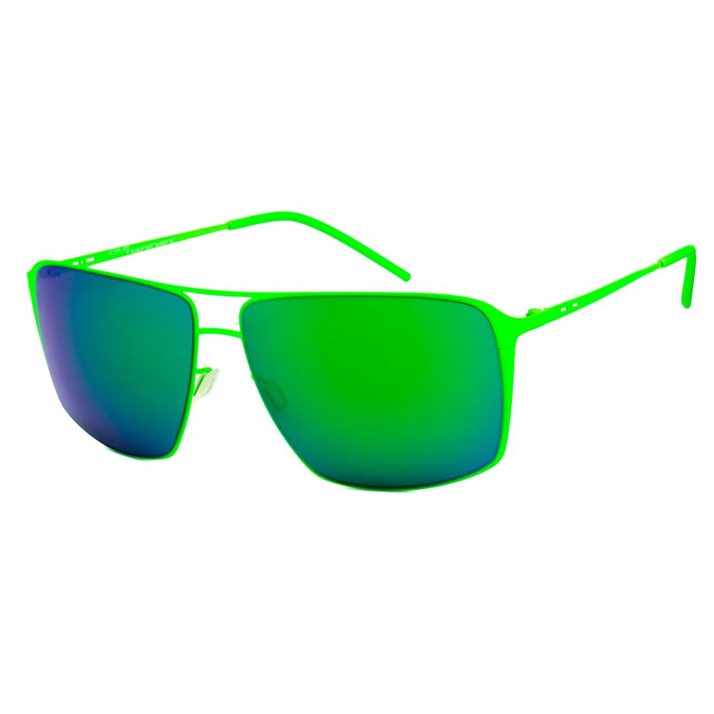 Lunettes de soleil vertes en métal Italia Independent