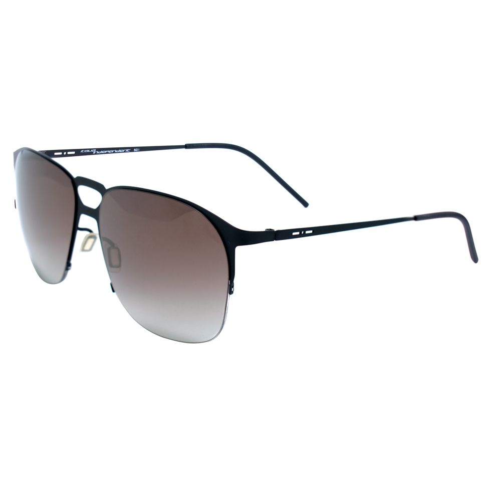 Lunettes de soleil en métal noir Italia Independent