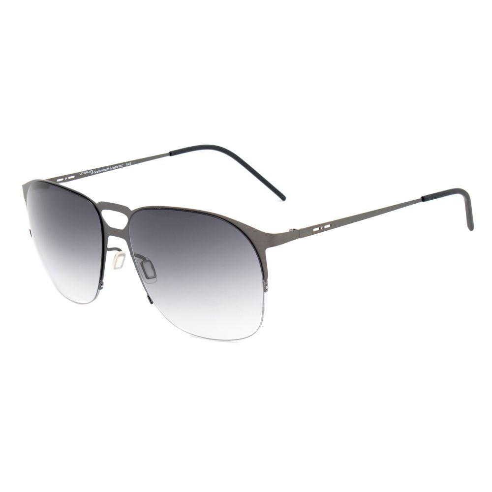 Lunettes de soleil en métal gris Italia Independent