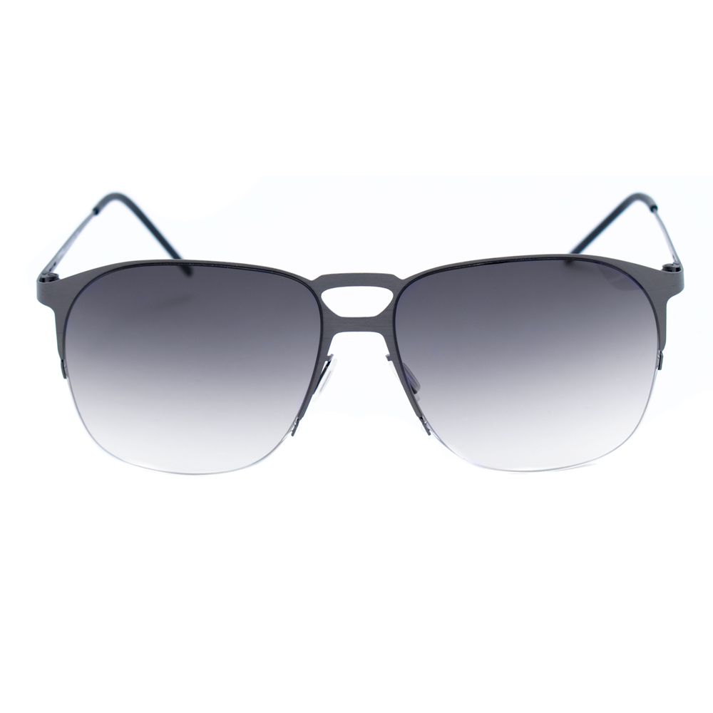 Lunettes de soleil en métal gris Italia Independent