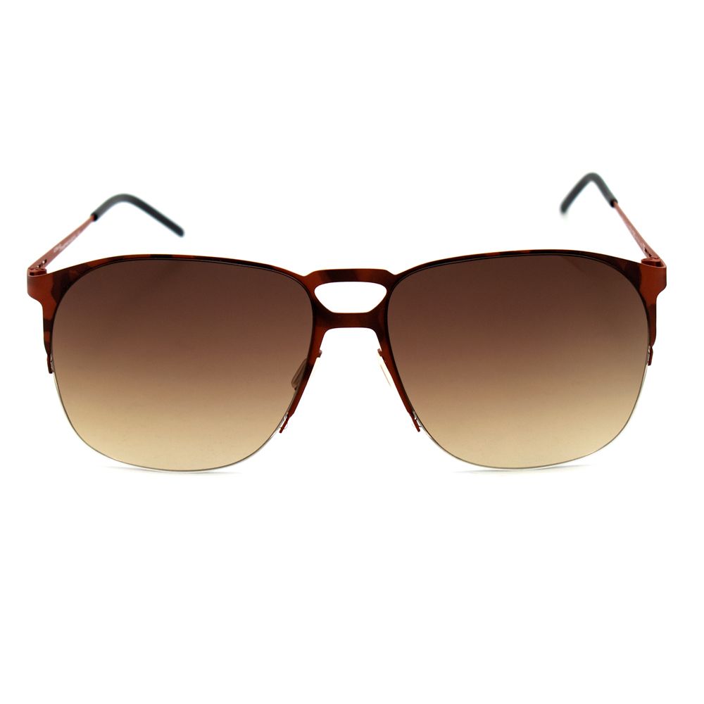 Lunettes de soleil en métal marron Italia Independent