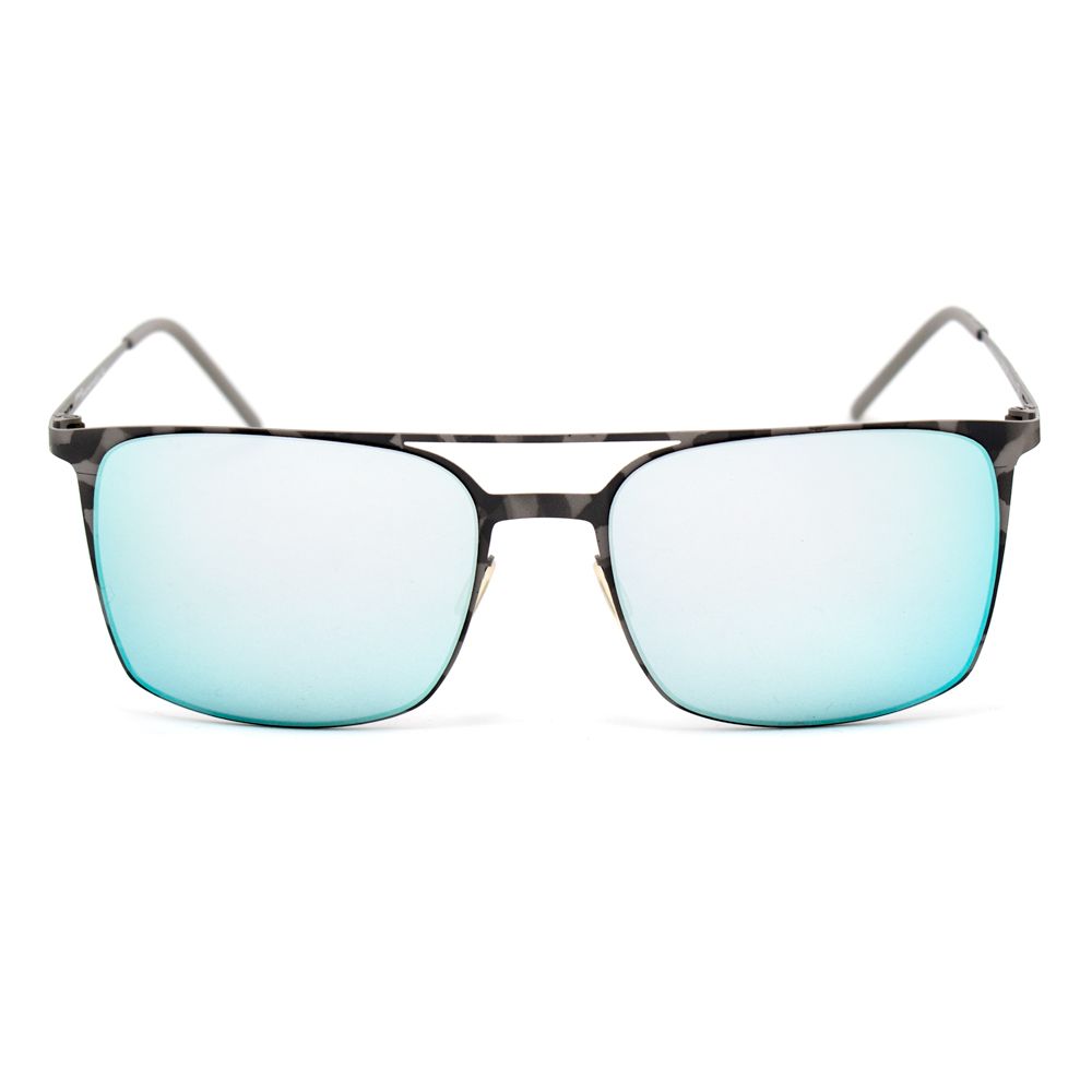 Lunettes de soleil en métal gris Italia Independent
