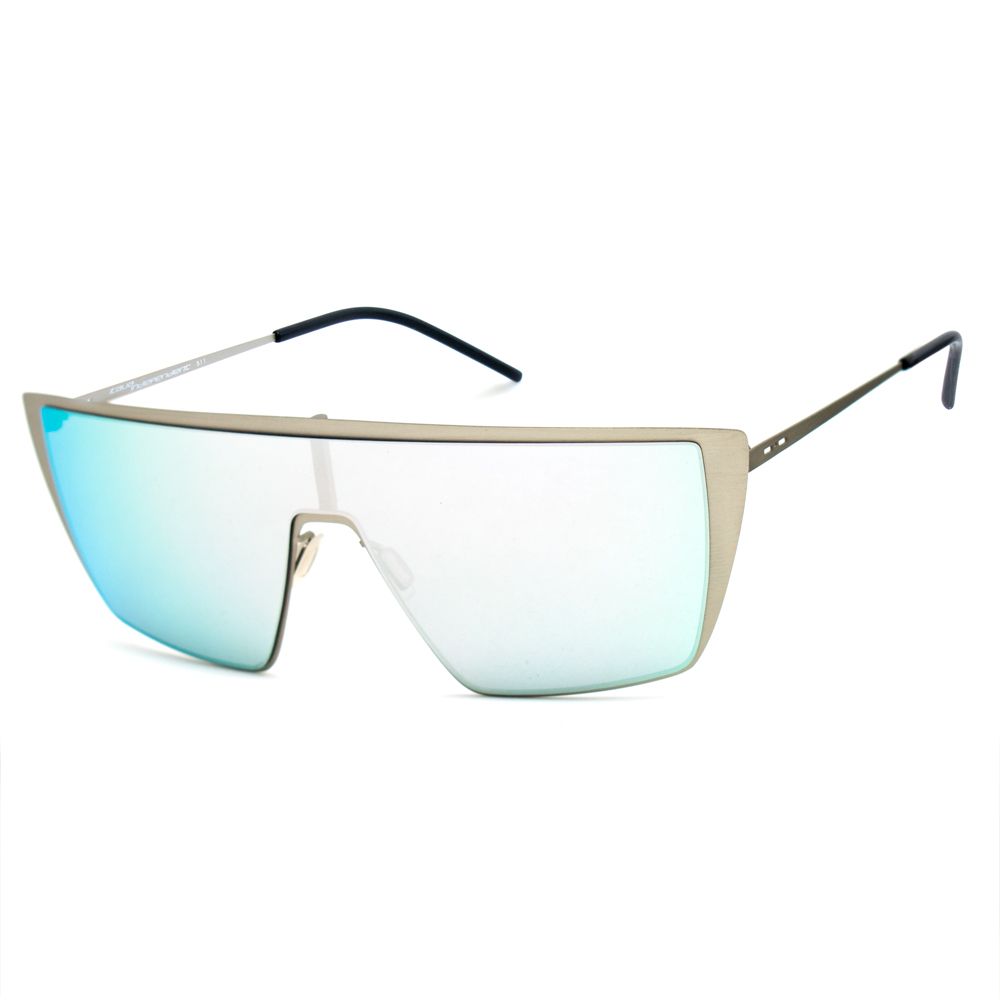 Lunettes de soleil en métal argenté Italia Independent