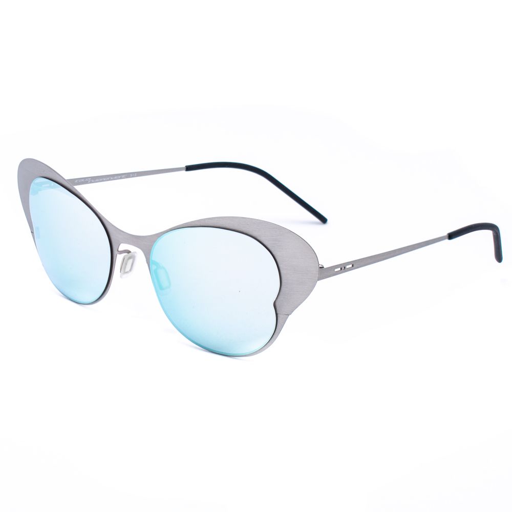 Lunettes de soleil en métal argenté Italia Independent