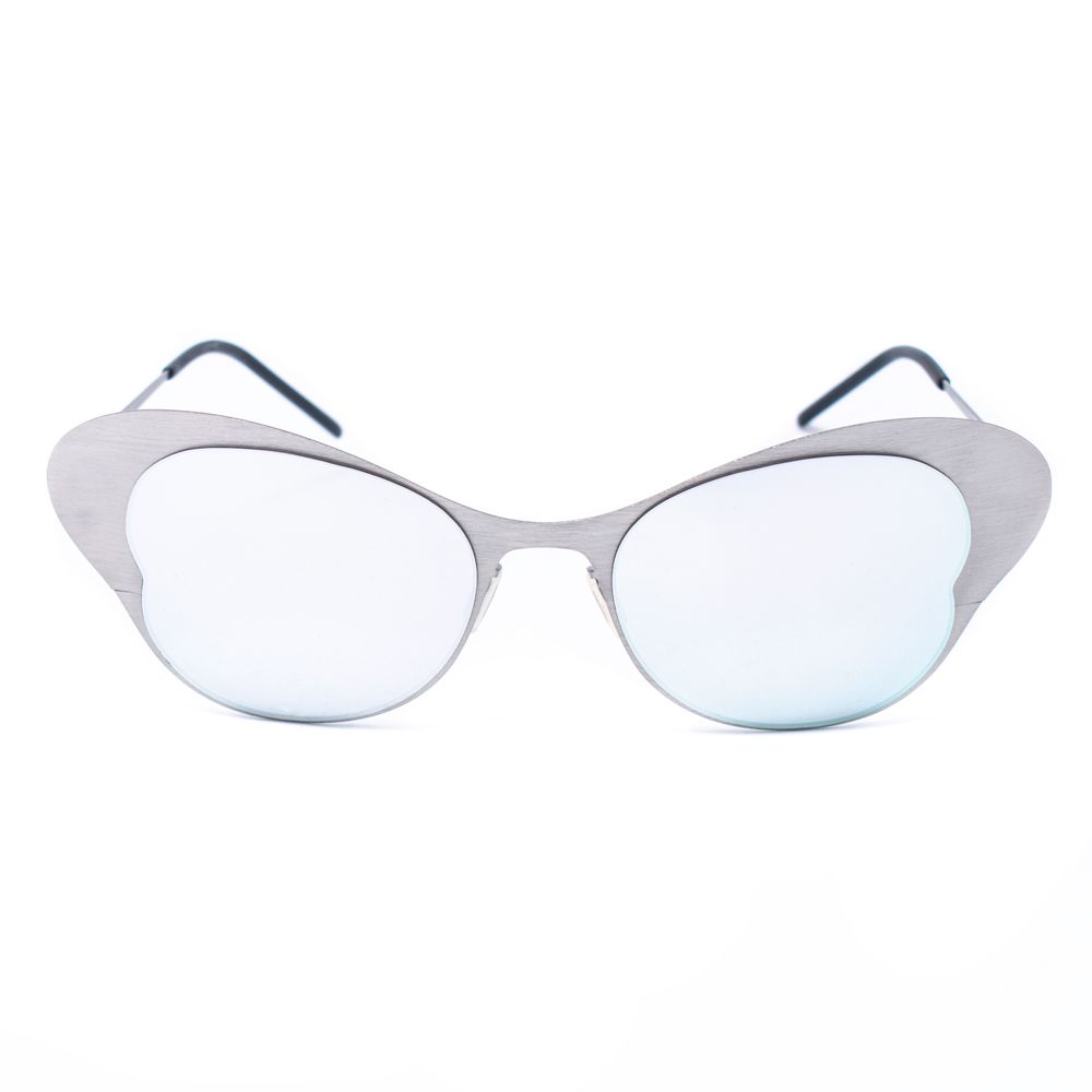 Lunettes de soleil en métal argenté Italia Independent