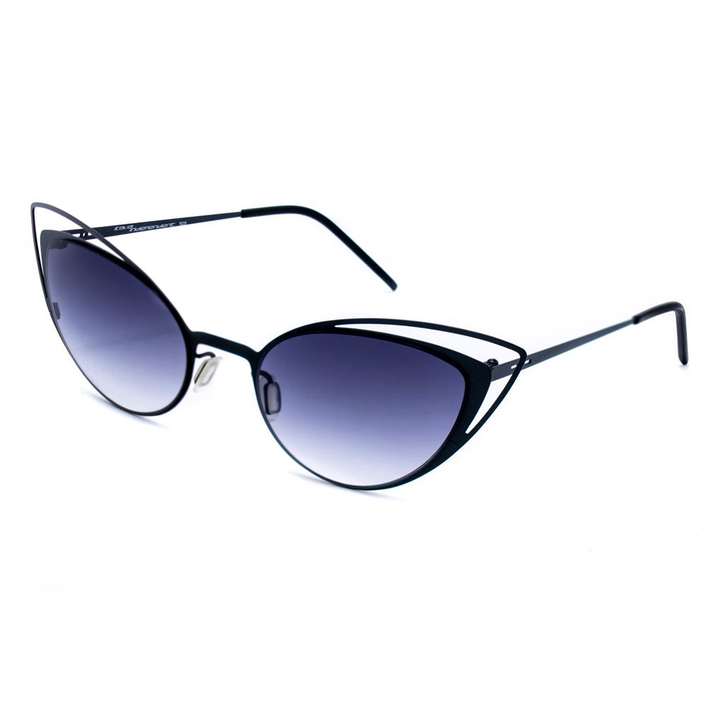 Lunettes de soleil en métal noir Italia Independent
