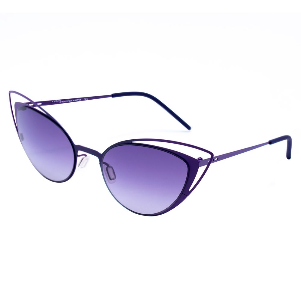 Lunettes de soleil en métal violet Italia Independent