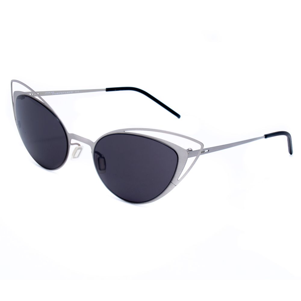 Lunettes de soleil en métal argenté Italia Independent