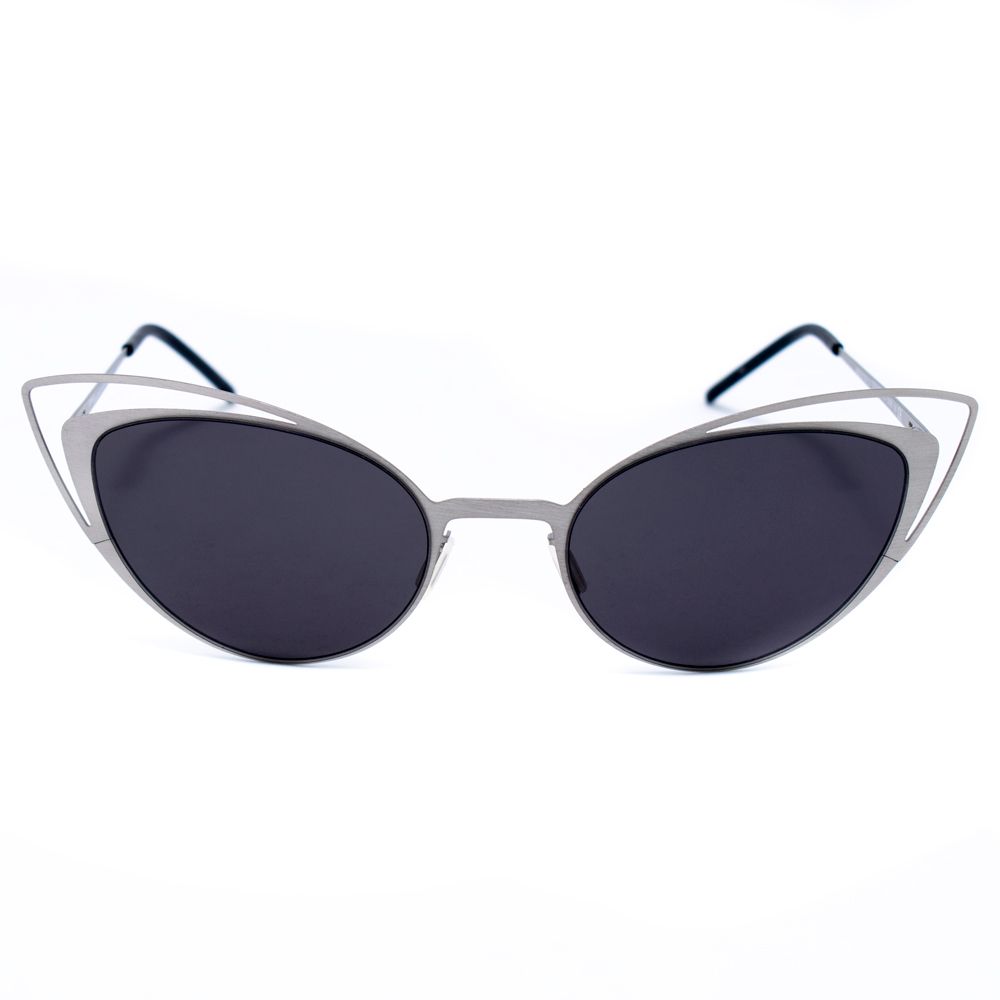 Lunettes de soleil en métal argenté Italia Independent