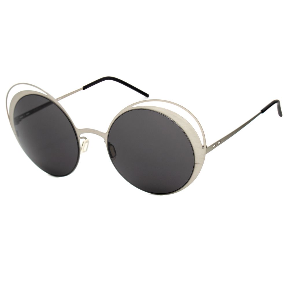 Lunettes de soleil en métal gris Italia Independent