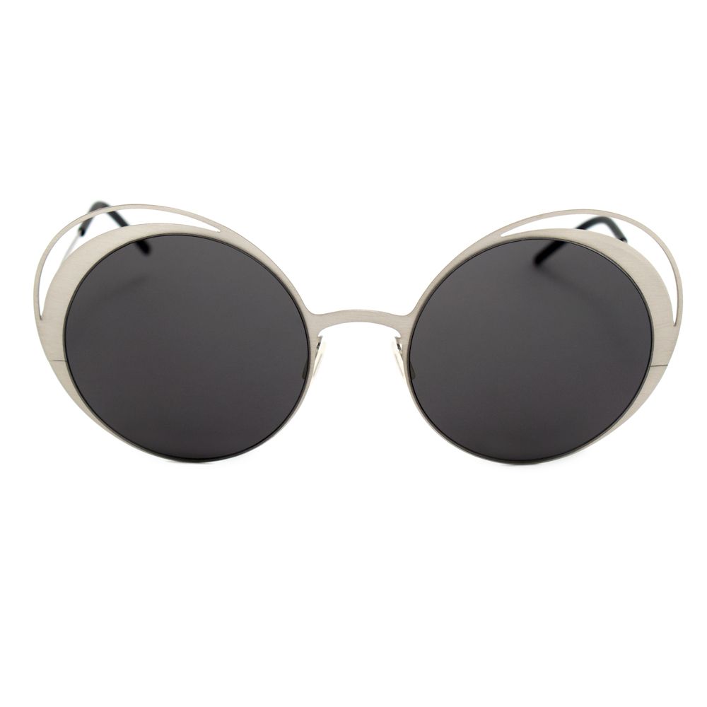 Lunettes de soleil en métal gris Italia Independent