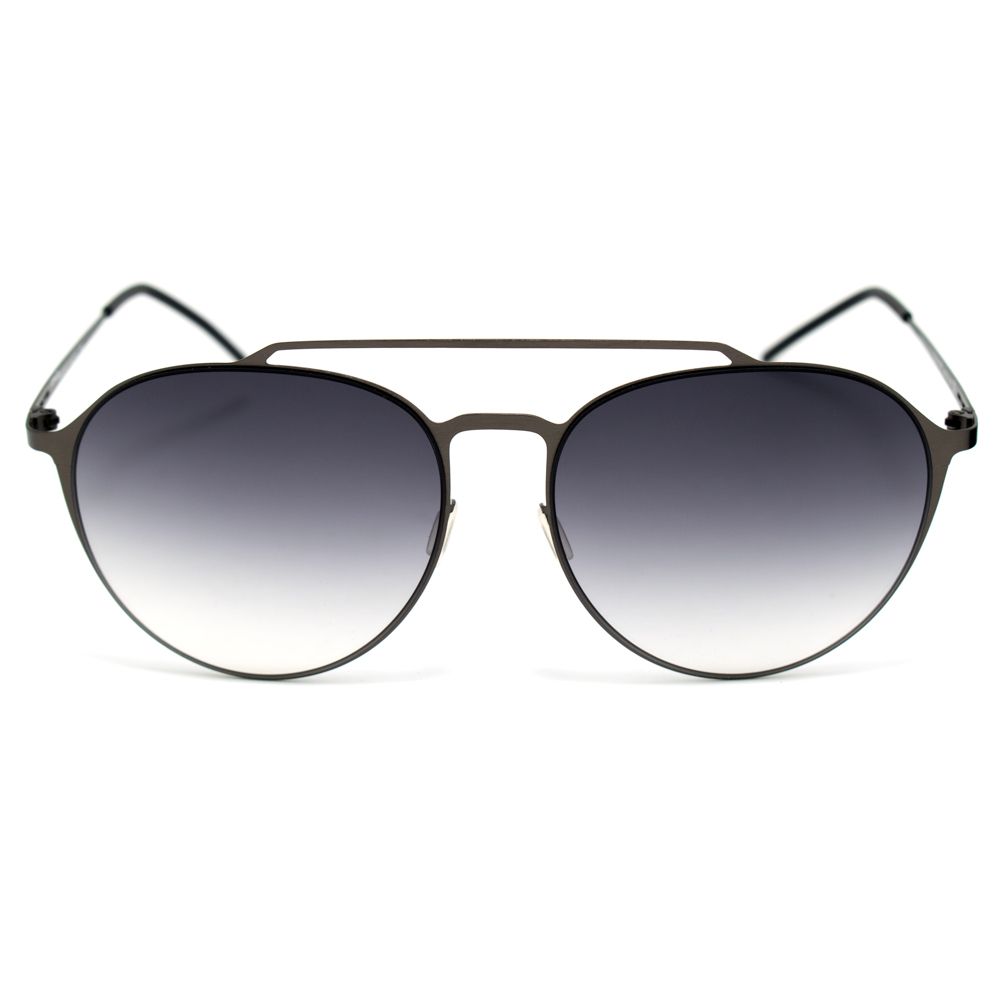 Lunettes de soleil en métal gris Italia Independent