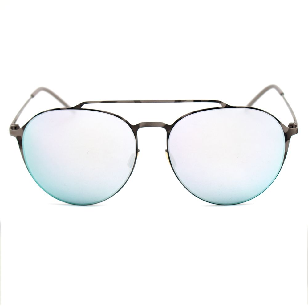 Lunettes de soleil en métal gris Italia Independent