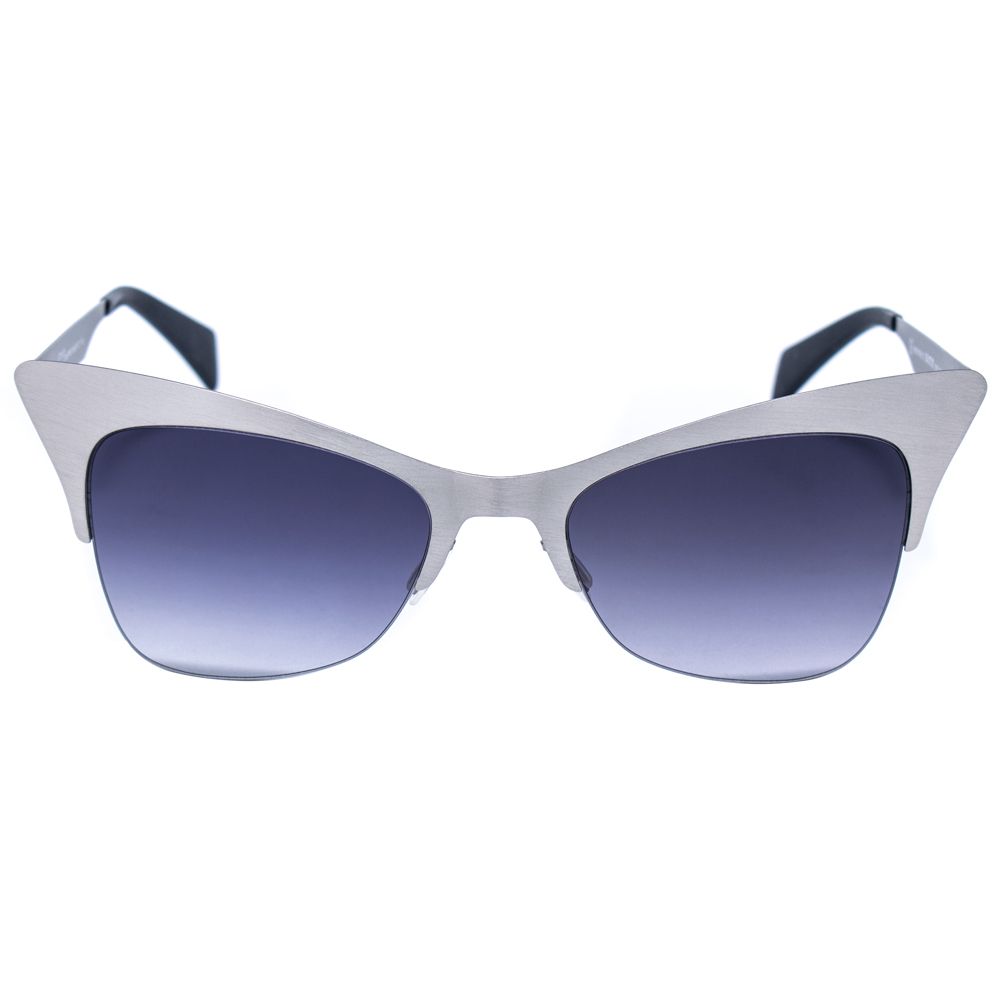 Lunettes de soleil en métal argenté Italia Independent