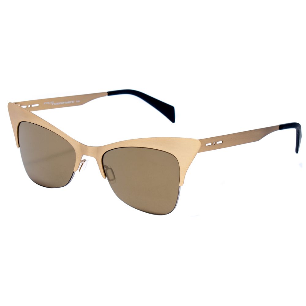 Lunettes de soleil en métal doré Italia Independent