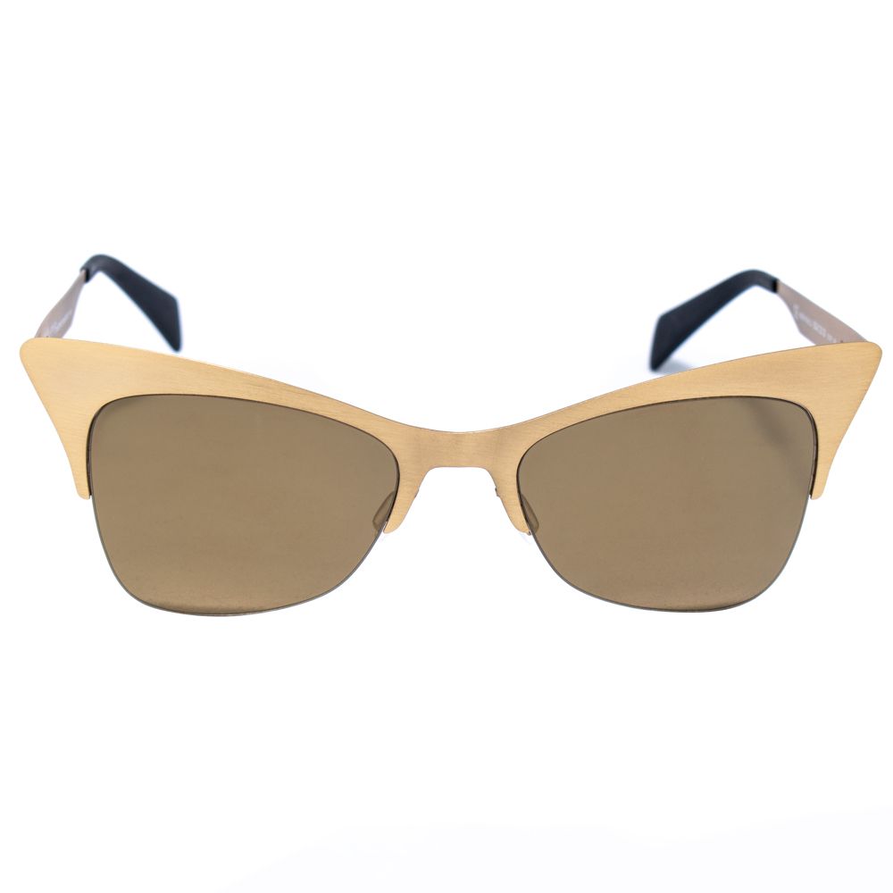 Lunettes de soleil en métal doré Italia Independent
