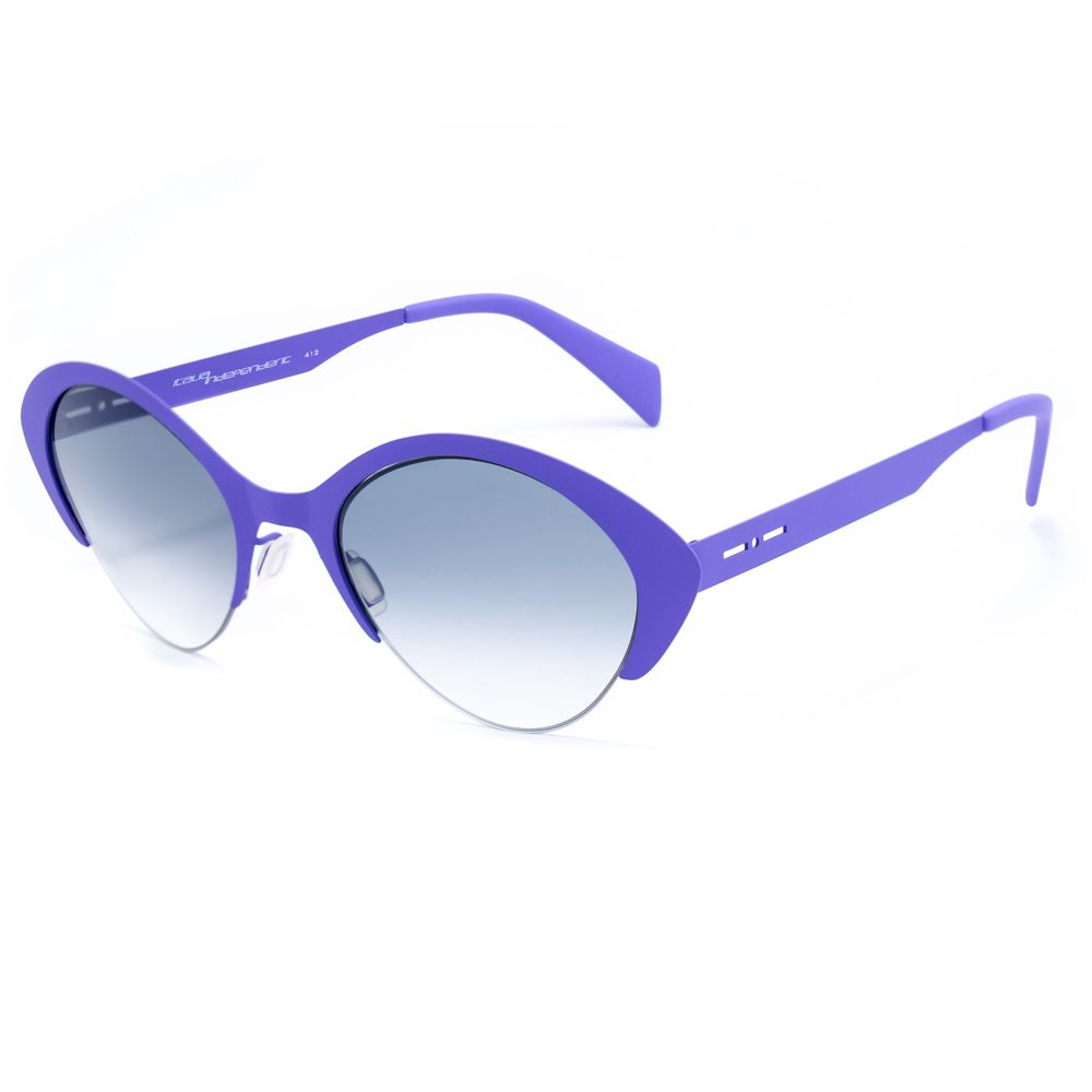 Lunettes de soleil en métal violet Italia Independent