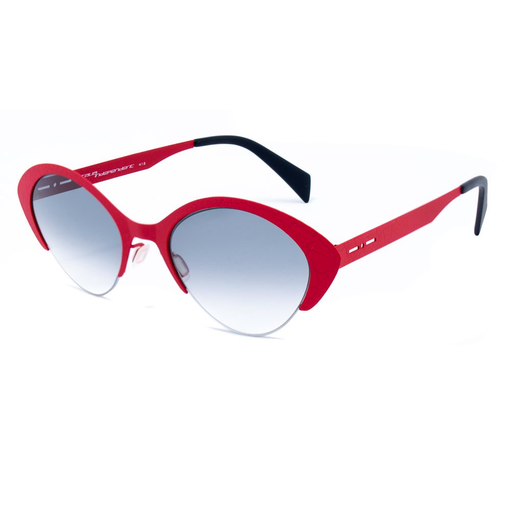 Lunettes de soleil en métal rouge Italia Independent