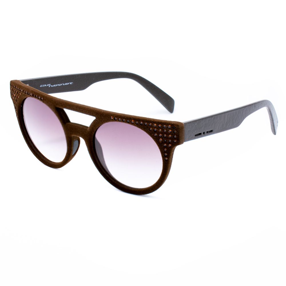 Lunettes de soleil en acétate marron Italia Independent