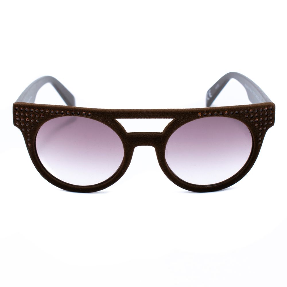 Lunettes de soleil en acétate marron Italia Independent