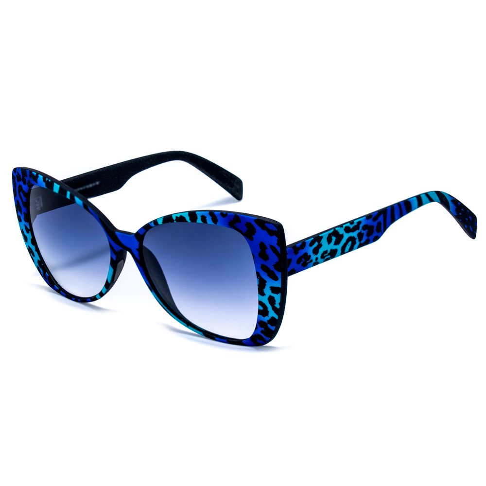 Lunettes de soleil Italia Independent en acétate bleu