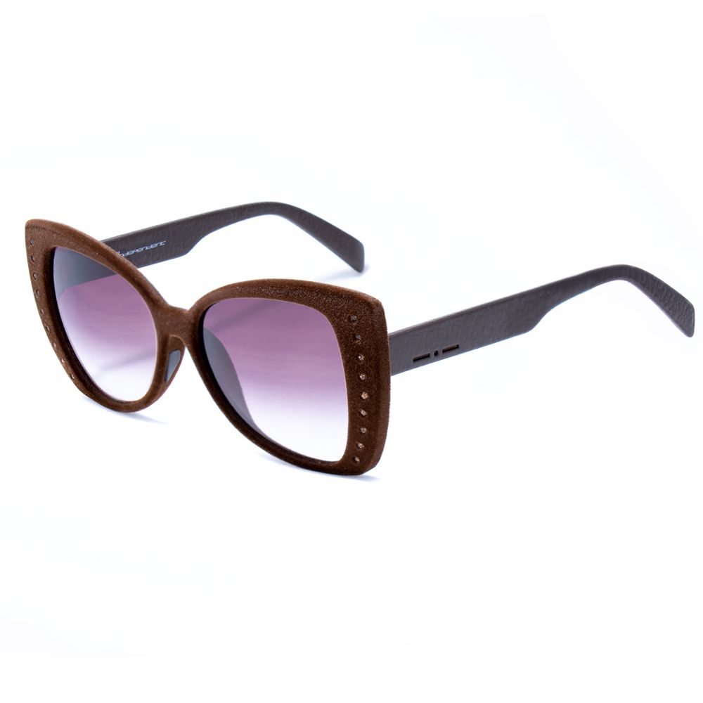 Lunettes de soleil en acétate marron Italia Independent