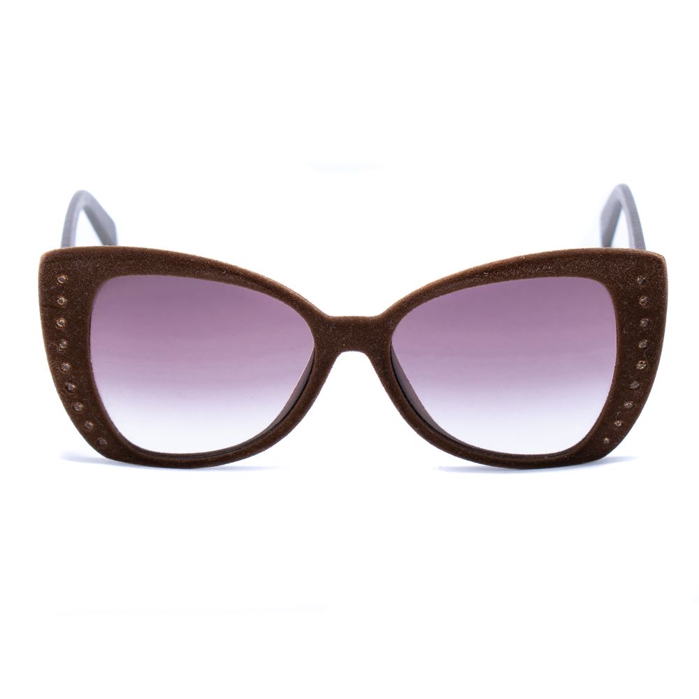 Lunettes de soleil en acétate marron Italia Independent
