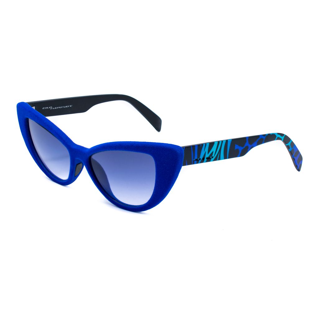 Lunettes de soleil Italia Independent en acétate bleu