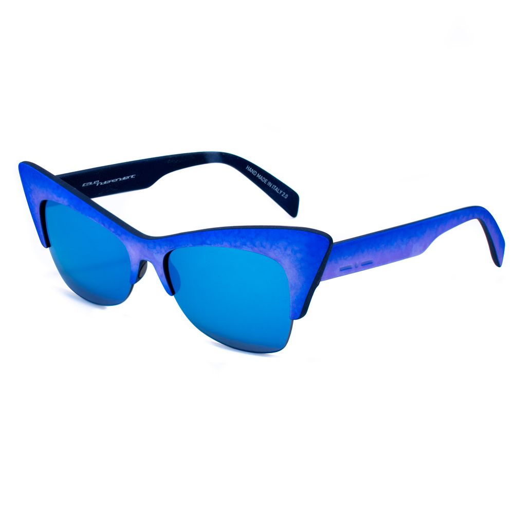 Lunettes de soleil Italia Independent en acétate bleu