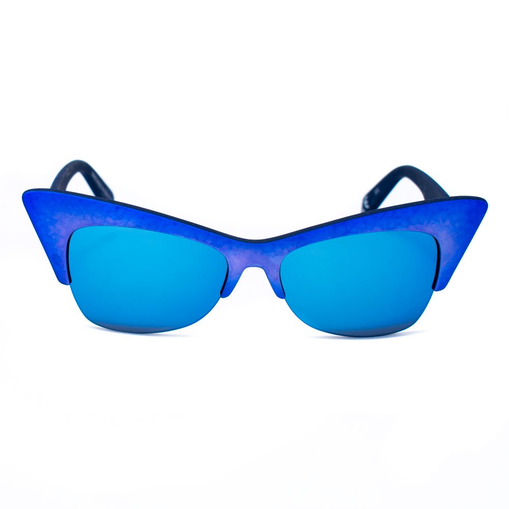 Lunettes de soleil Italia Independent en acétate bleu