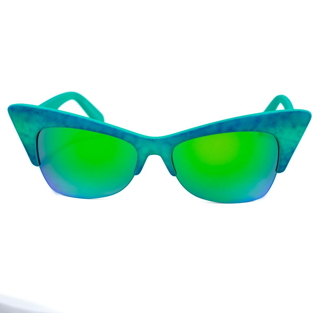 Lunettes de soleil Italia Independent en acétate bleu