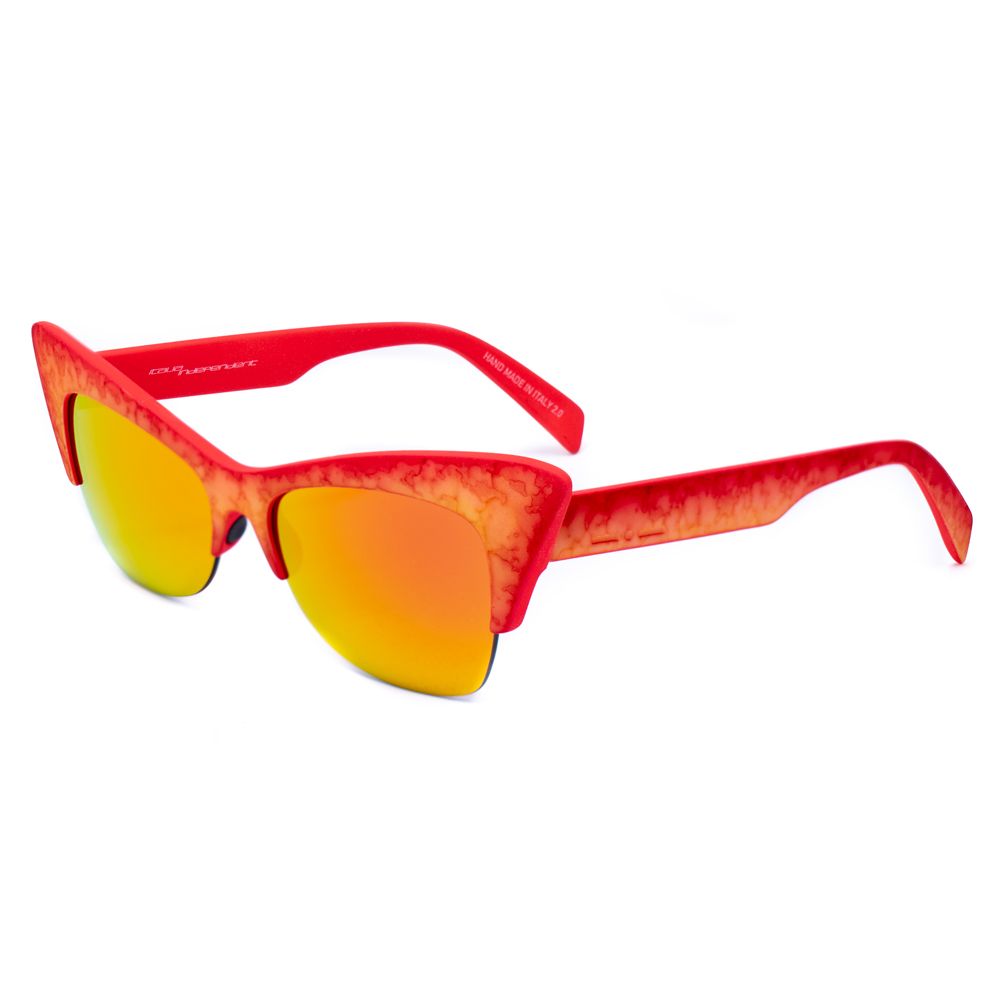 Lunettes de soleil en acétate rouge Italia Independent