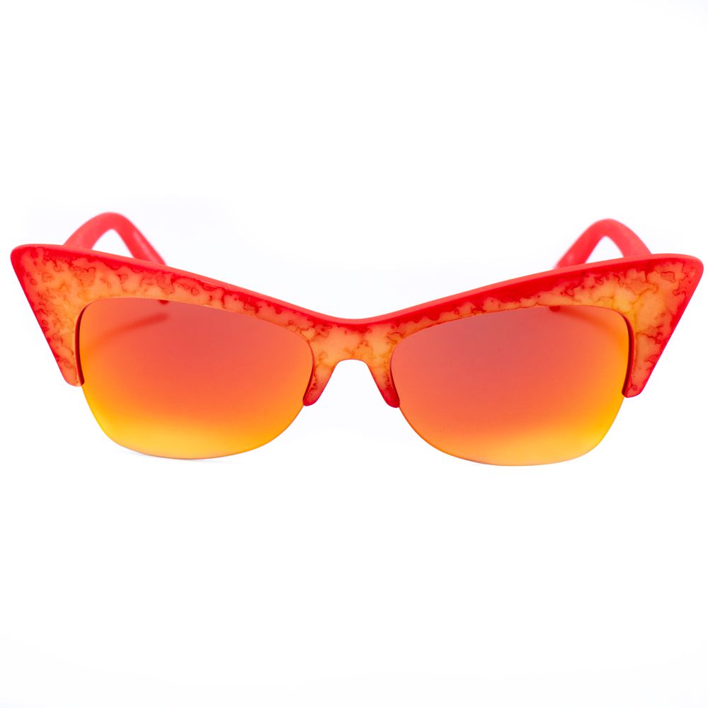 Lunettes de soleil en acétate rouge Italia Independent