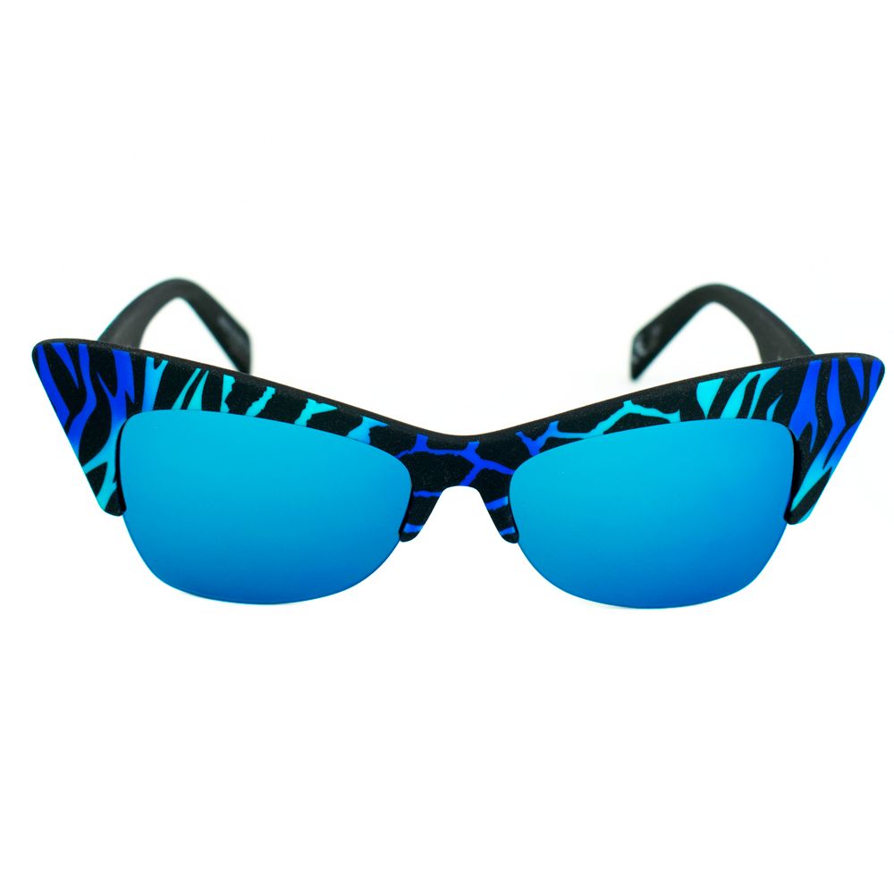 Lunettes de soleil Italia Independent en acétate bleu