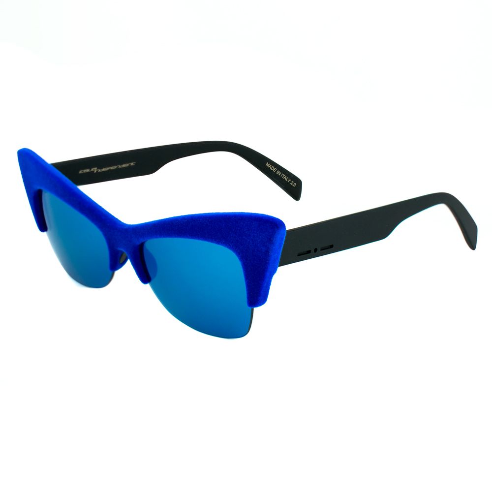 Lunettes de soleil Italia Independent en acétate bleu