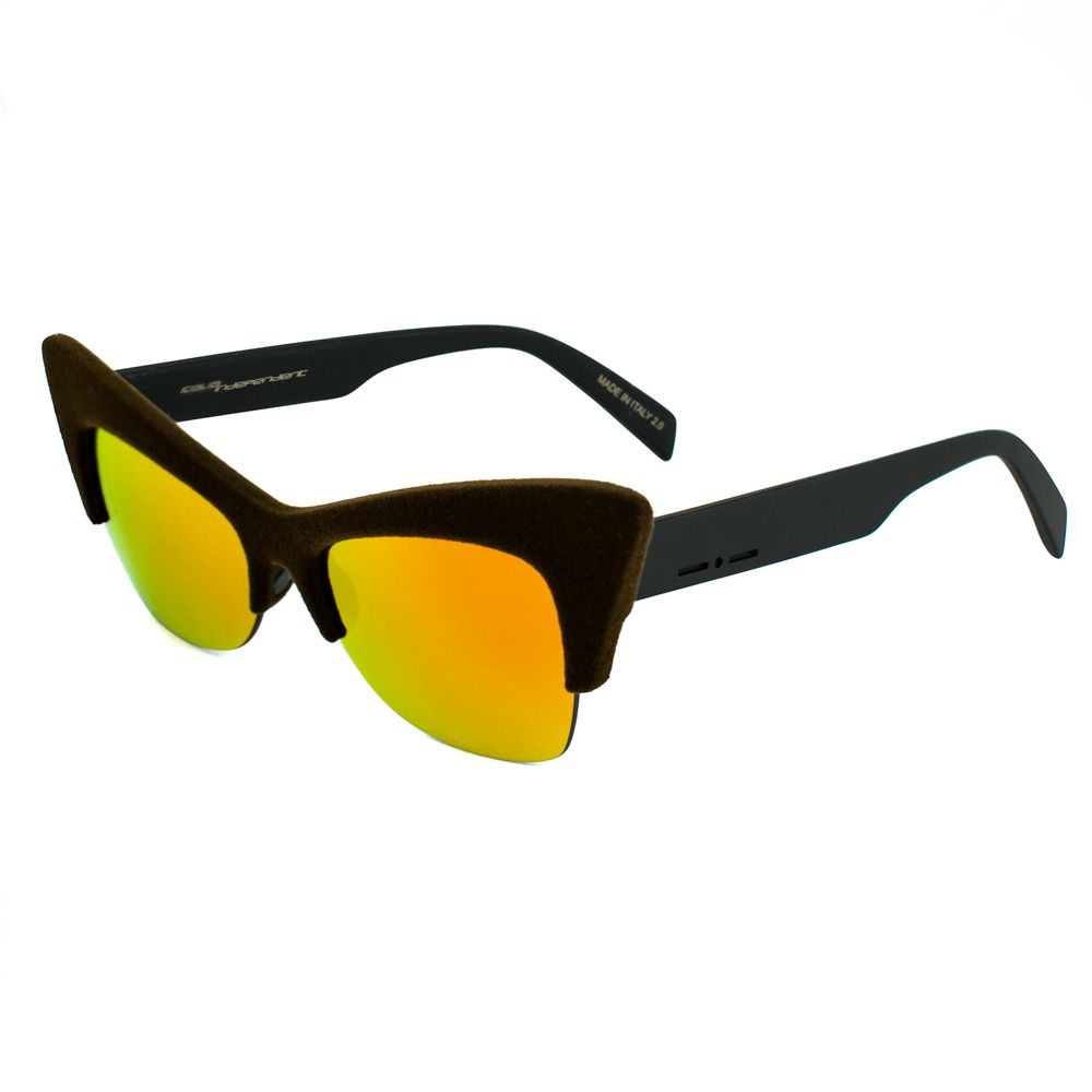 Lunettes de soleil en acétate marron Italia Independent