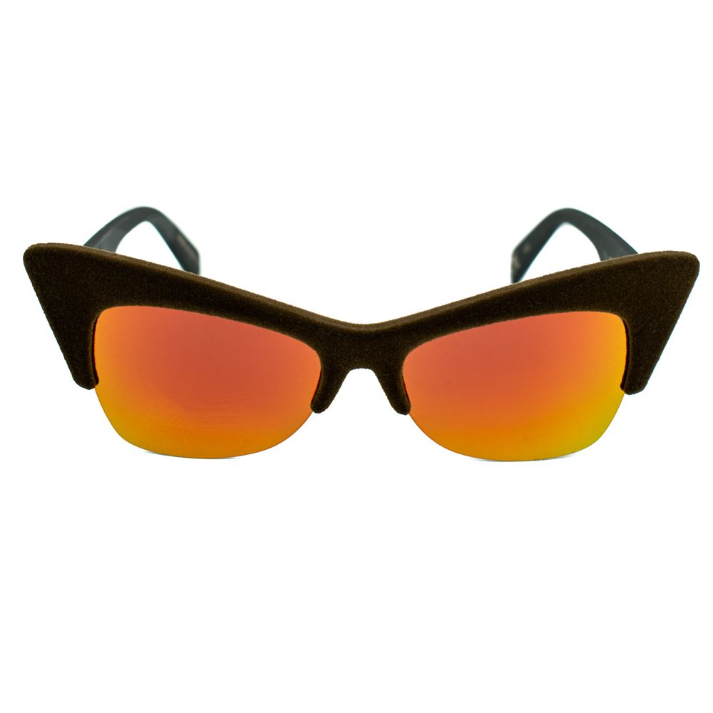 Lunettes de soleil en acétate marron Italia Independent