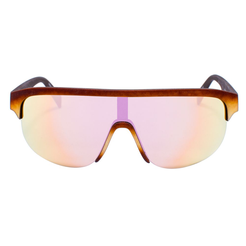 Lunettes de soleil en acétate marron Italia Independent