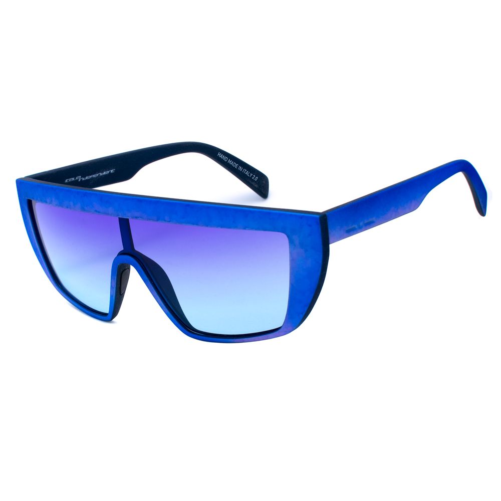 Lunettes de soleil Italia Independent en acétate bleu