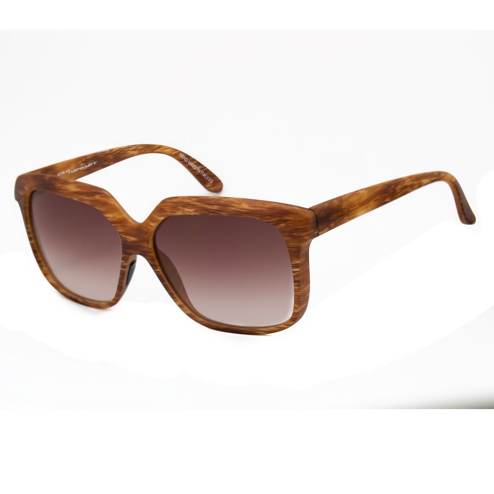 Lunettes de soleil en acétate marron Italia Independent