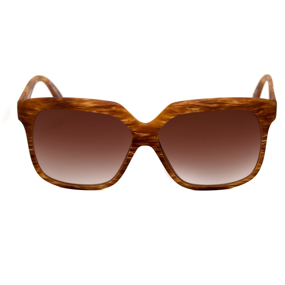 Lunettes de soleil en acétate marron Italia Independent