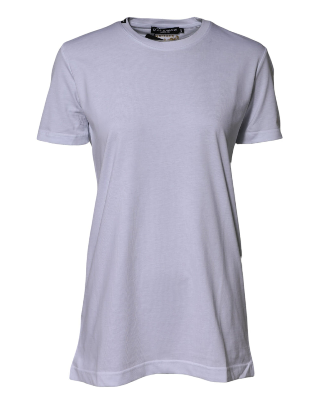 T-shirt ras du cou Dolce &amp; Gabbana en coton blanc Goodluck 2023