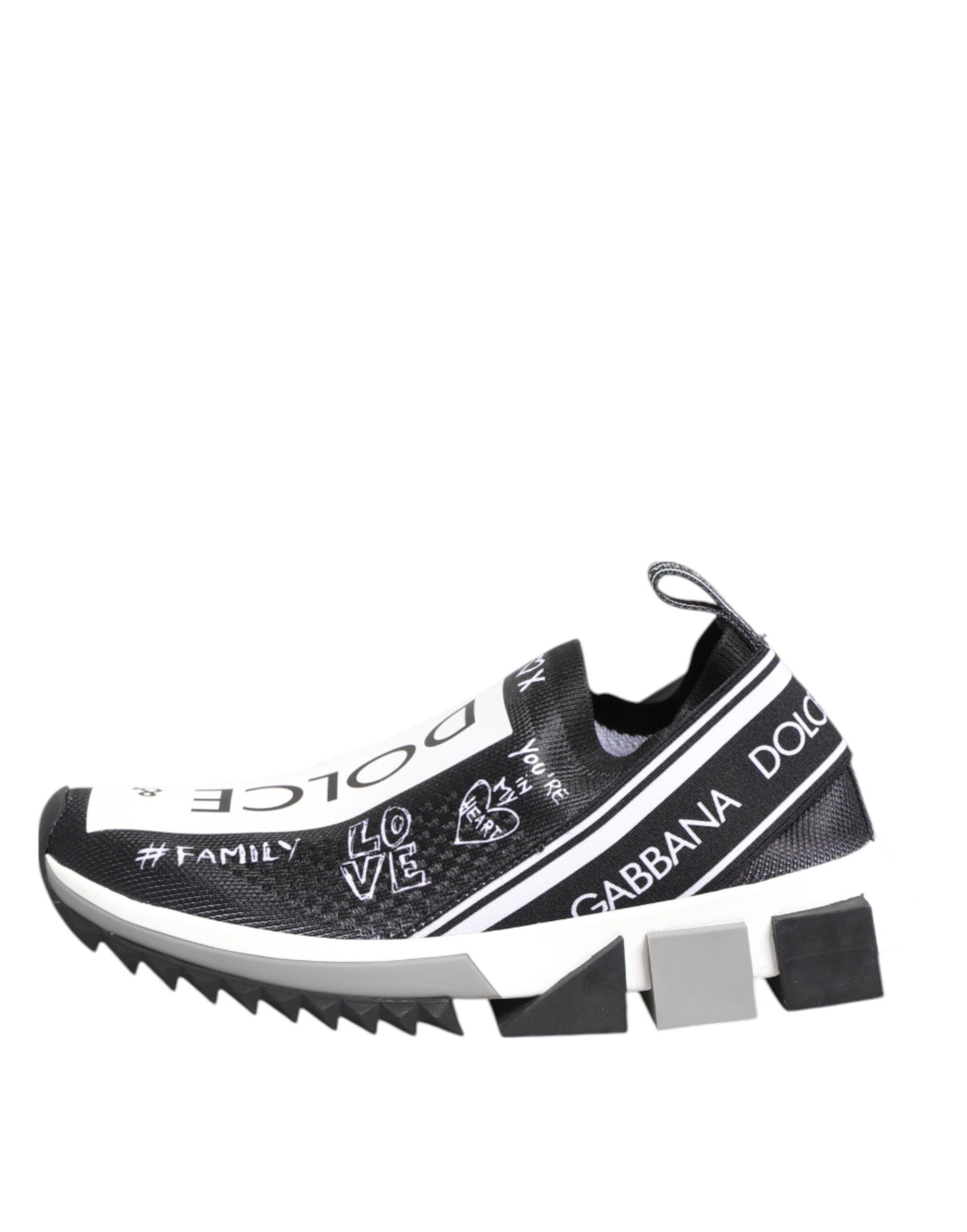 Baskets basses Dolce &amp; Gabbana Sorrento noires et blanches
