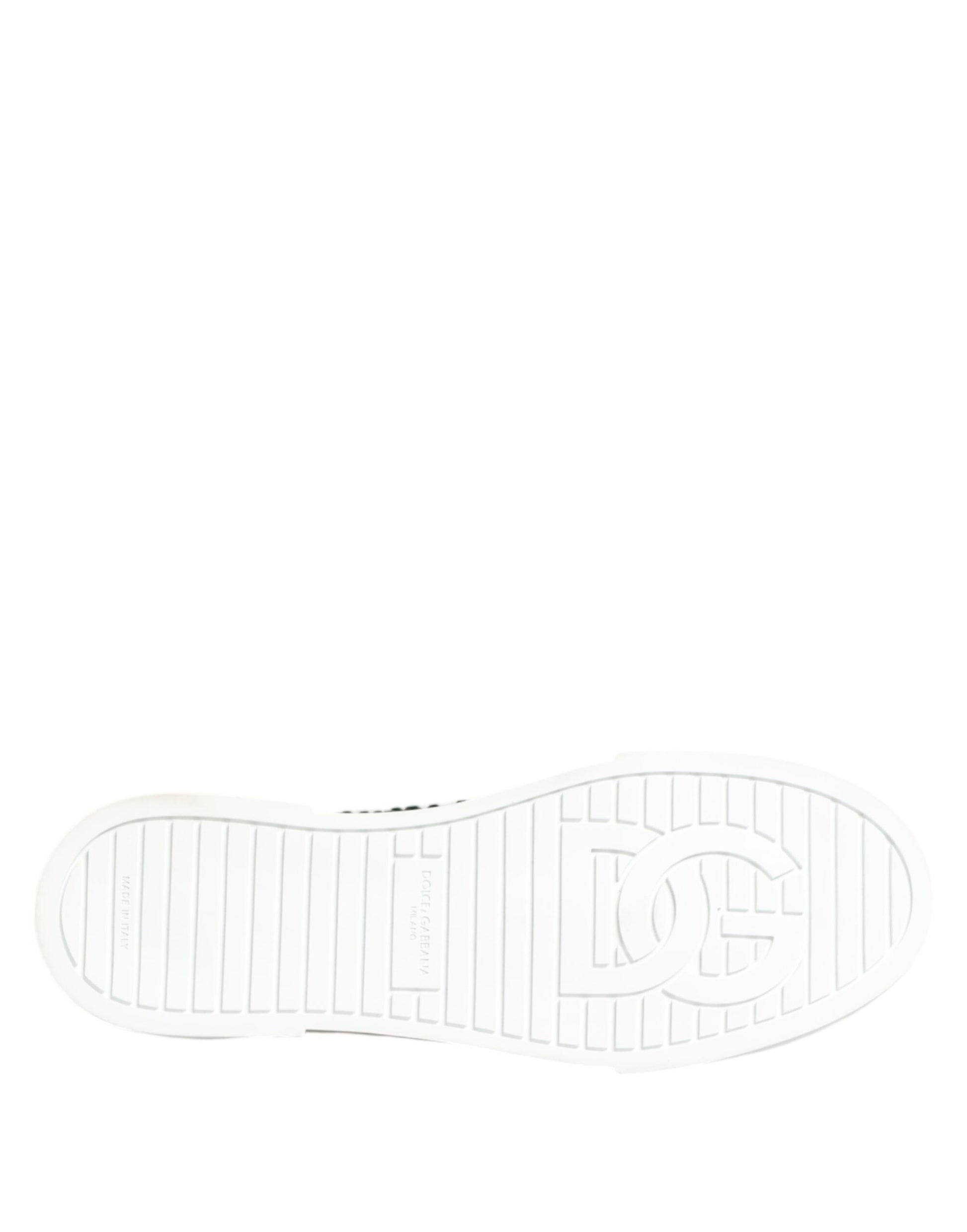 Baskets vertes Dolce &amp; Gabbana Portofino Crystal DG Logo