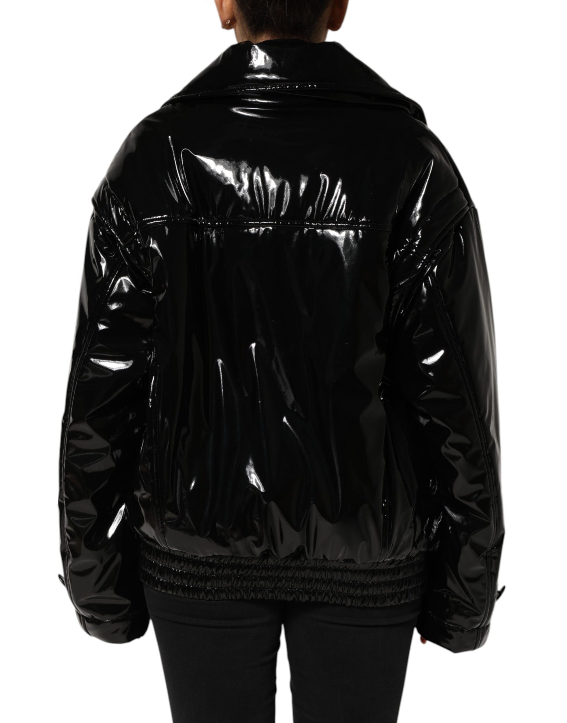 Dolce &amp; Gabbana - Doudoune matelassée noire en polyester