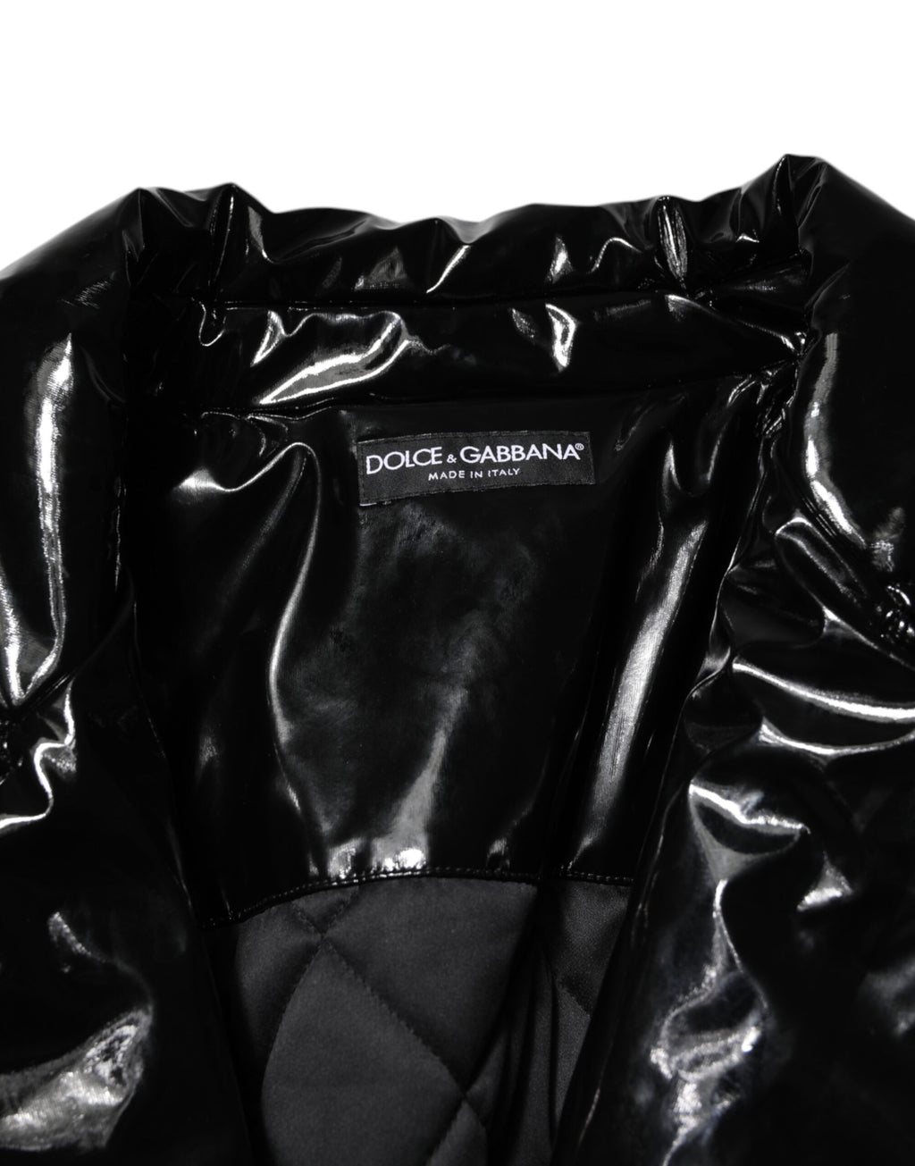 Dolce &amp; Gabbana - Doudoune matelassée noire en polyester